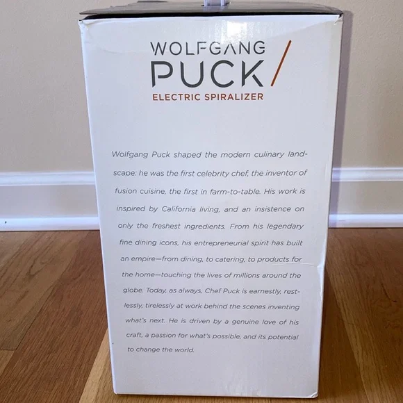 Wolfgang Puck Electric Spiralizer Kitchen Tool Cooking Baking Food Healthy Whitt - Picture 4 of 4